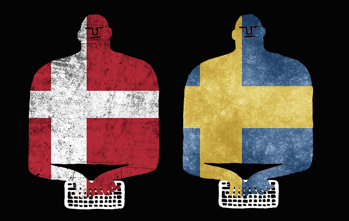 swedes working with denmark