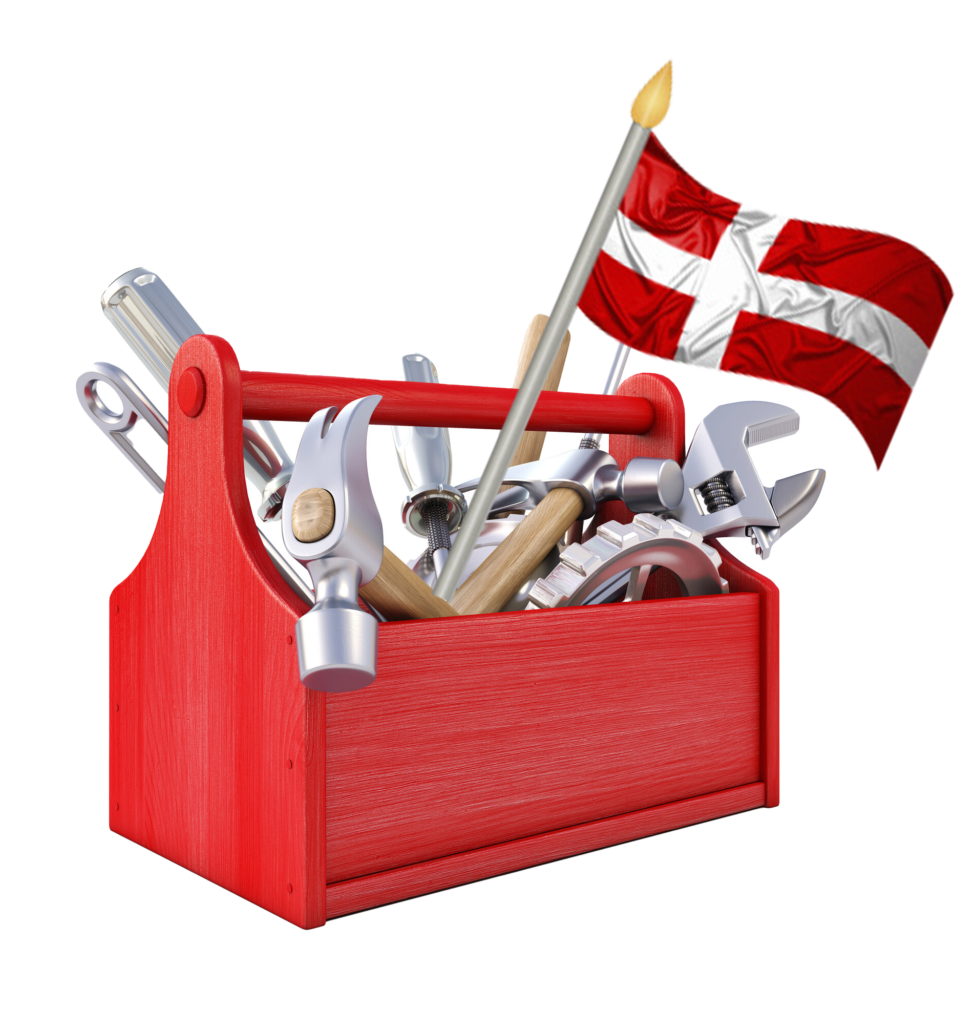 Kay Xander Mellish toolbox for working in Denmark