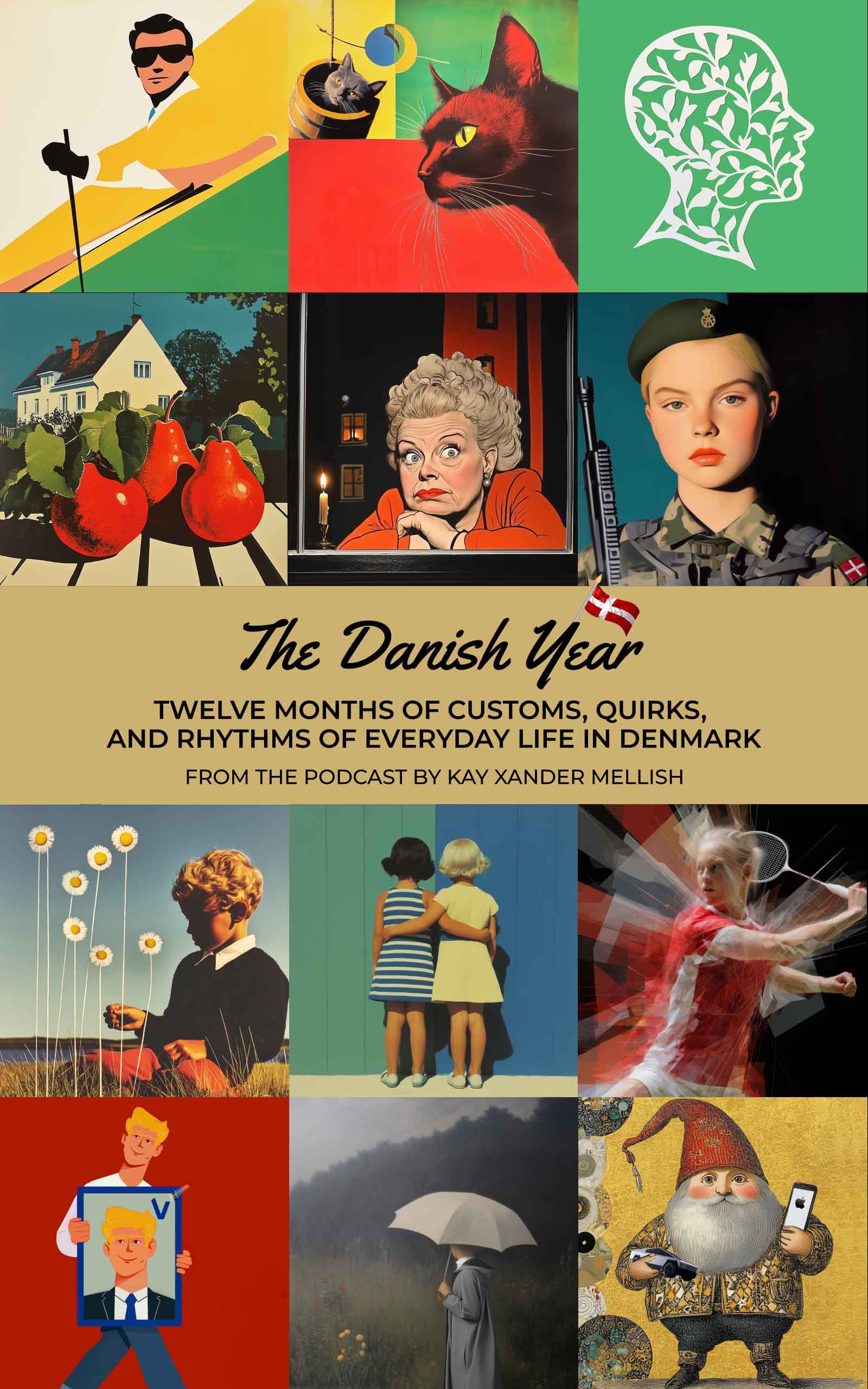 The Danish Year by Kay Xander Mellish, a book on everyday life in Denmark. Kay Xander Mellish is an American writer in Denmark who focuses on Danish working culture.